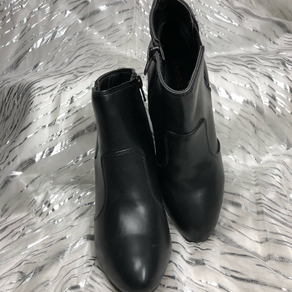 Black Heeled Ankle Boots